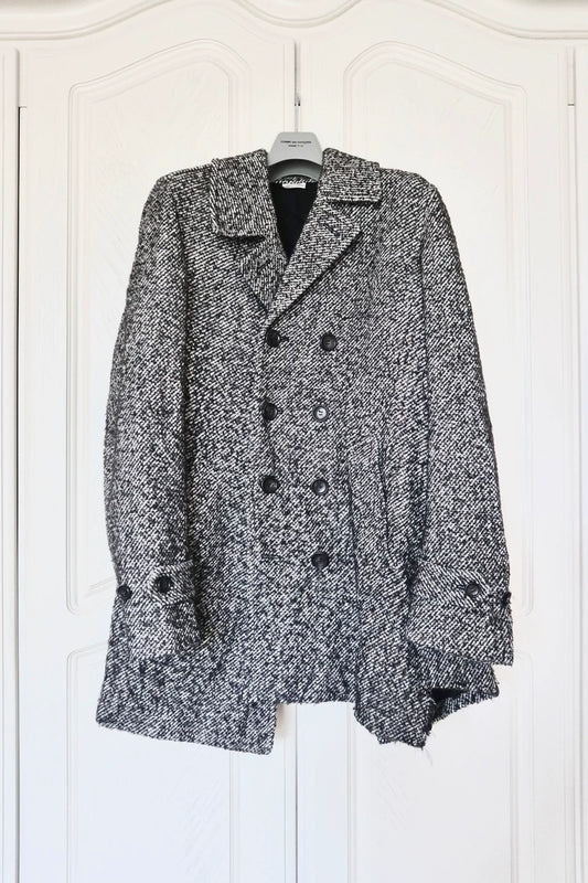 Comme des Garcons Gray Wool Coat