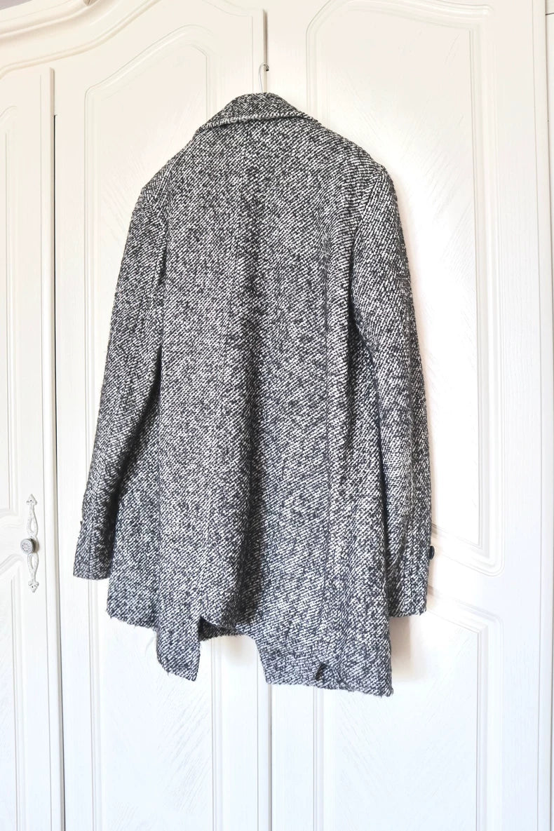 Comme des Garcons Gray Wool Coat