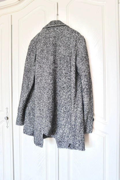 Comme des Garcons Gray Wool Coat