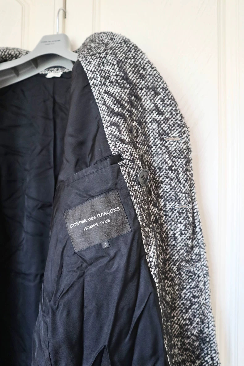 Comme des Garcons Gray Wool Coat