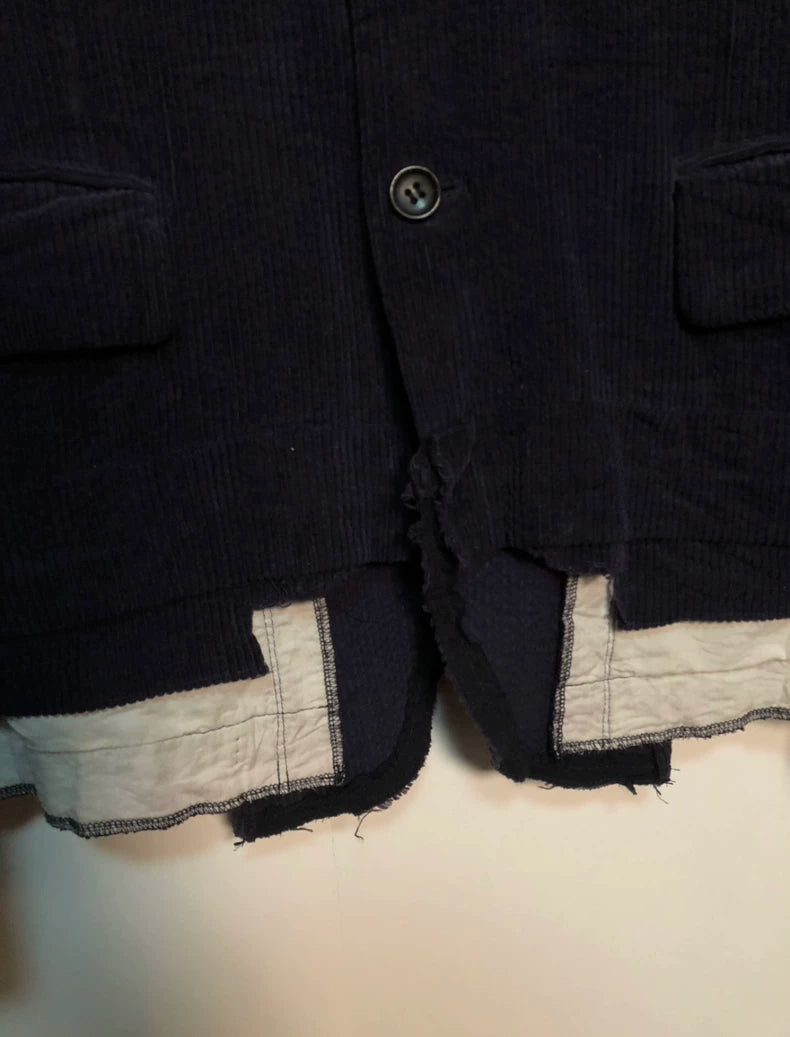 Comme des Garcons Deconstructed Corduroy Blazer