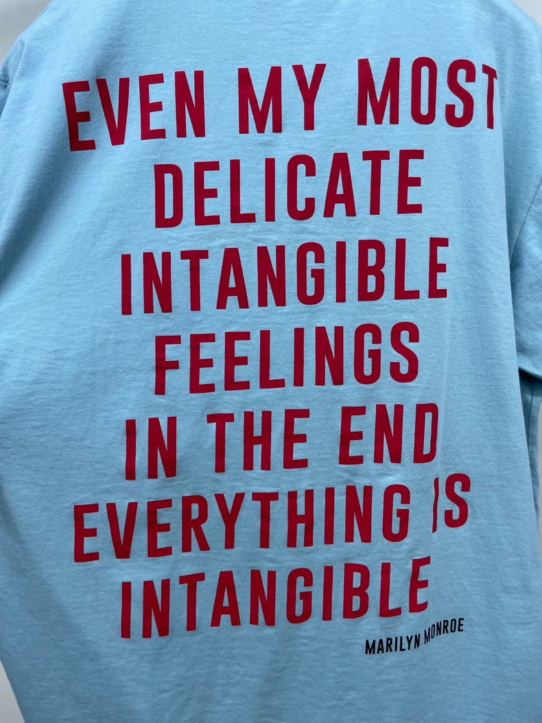 Gucci Blue Apple Print Short Sleeve T-Shirt