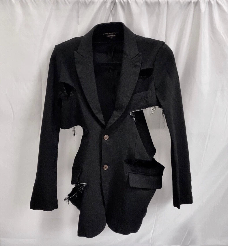 CDG Deconstructed Blazer Jacket XS