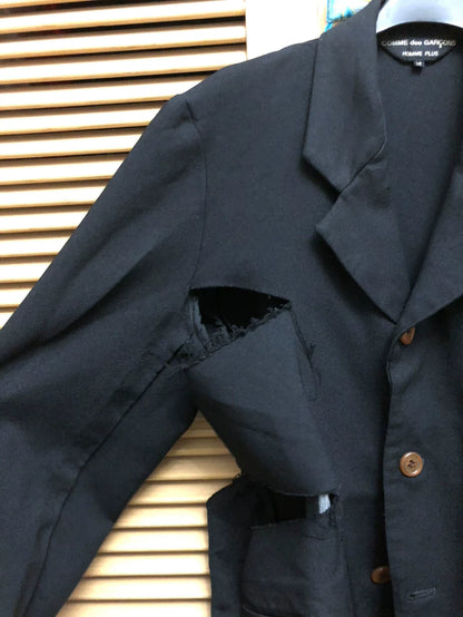 CDG Deconstructed Blazer Jacket XS