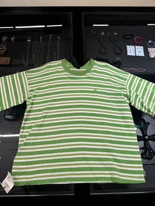 Chrome Hearts Green White Stripe Short Sleeve-yf