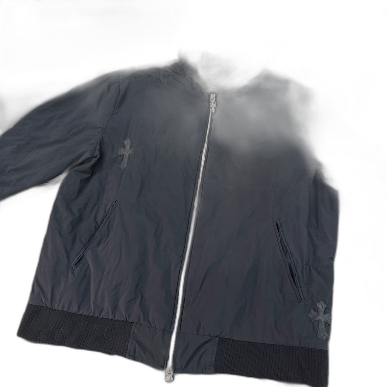Chrome Hearts Cross Patch Zip Jacket