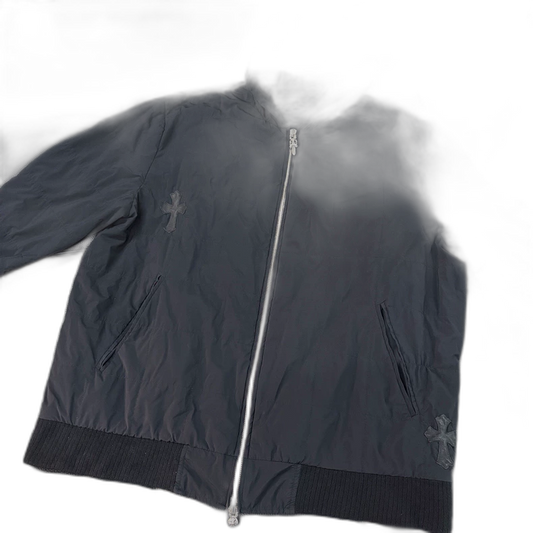 Chrome Hearts Cross Patch Zip Jacket