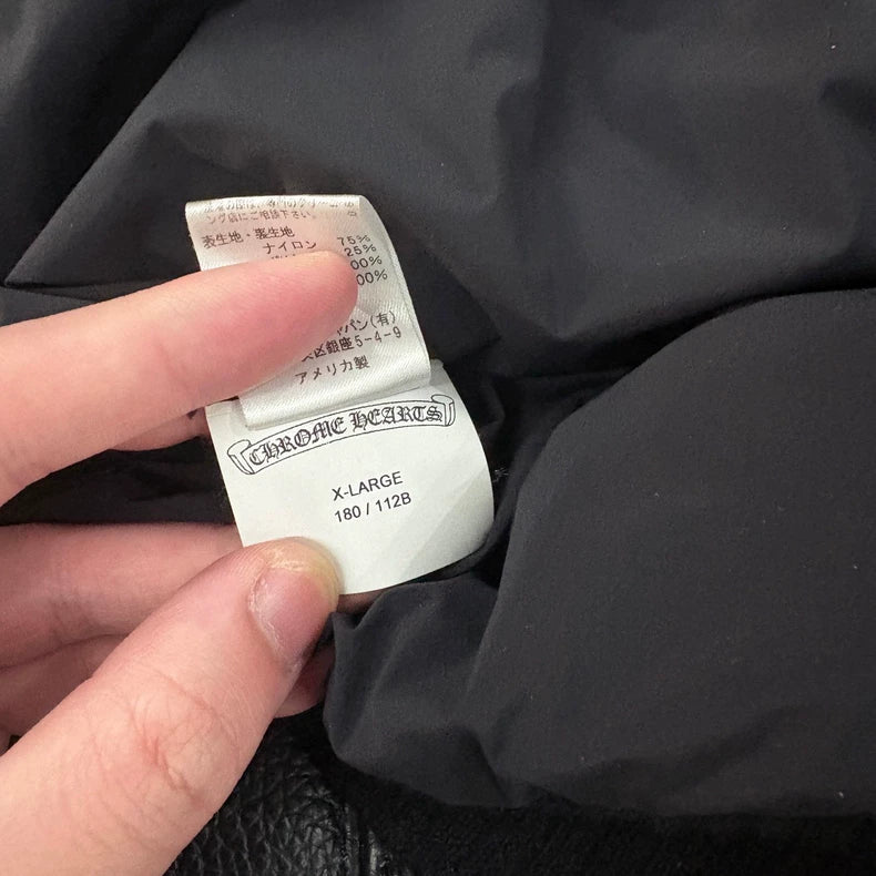 Chrome Hearts Cross Patch Zip Jacket