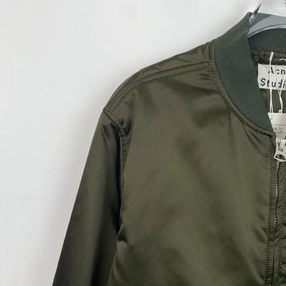 Acne Studios Green Zipper Jacket