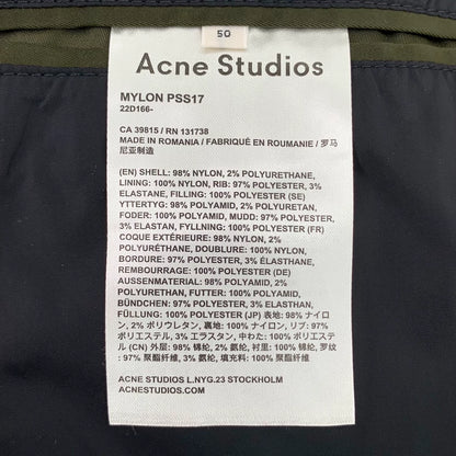 Acne Studios Green Zipper Jacket