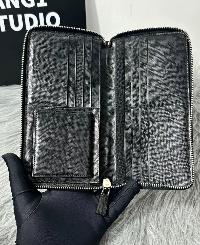 PRADA Long Wallet Card Holder Two-in-One