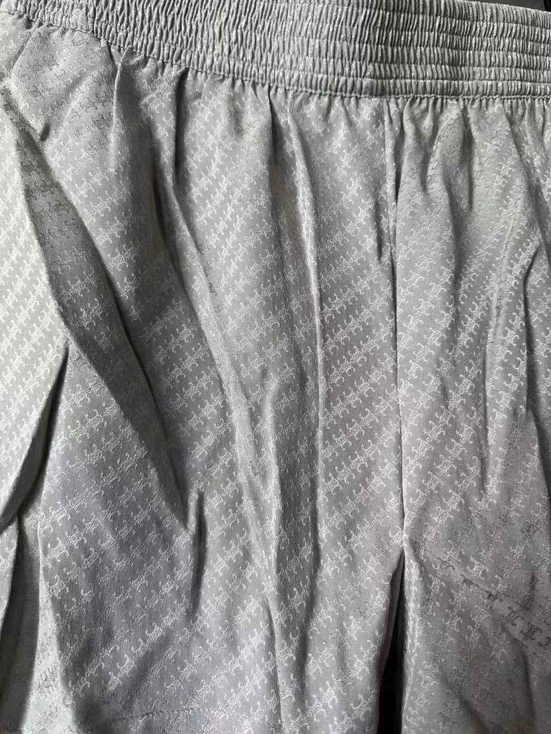 Celine Silk Print Shorts for Men