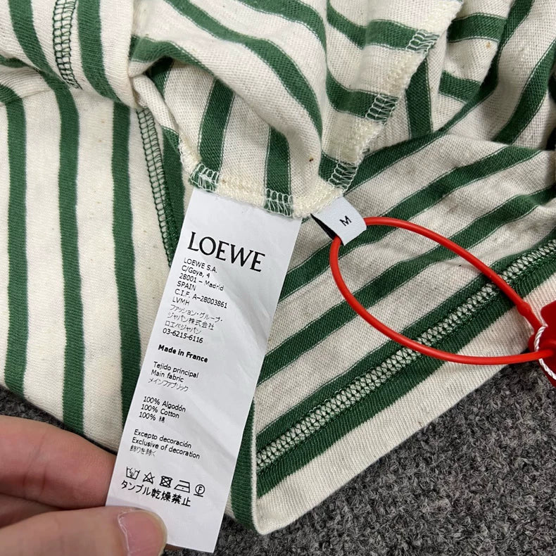 Loewe Striped Long Sleeve Turtleneck Shirt
