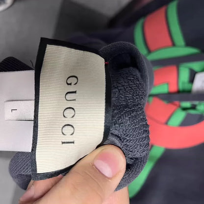 Vintage Gucci Distressed Hoodie Jacket