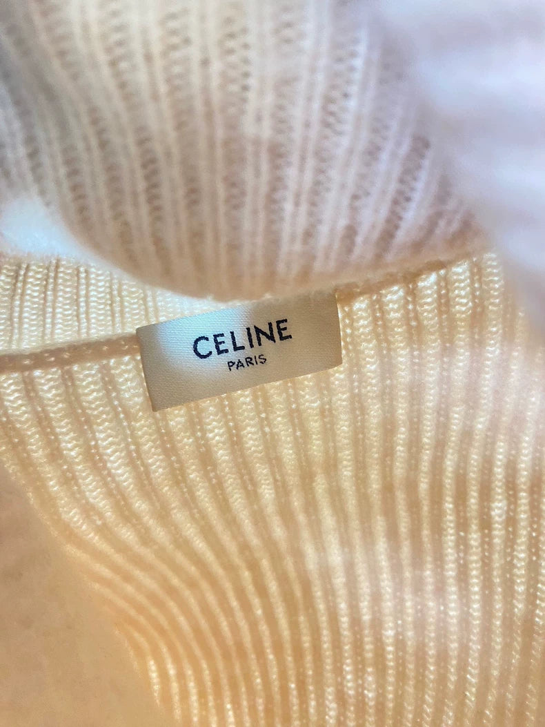 Celine Cashmere Knit Sweater in Size S