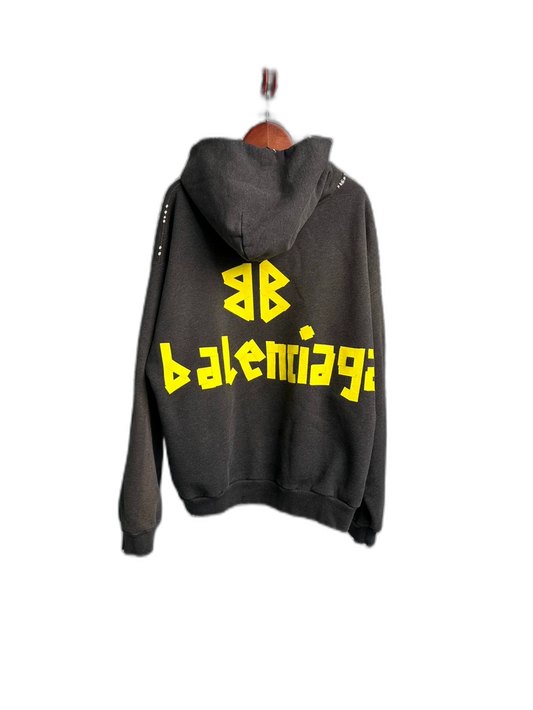 Balenciaga Logo Hoodie with Tape Design-yf