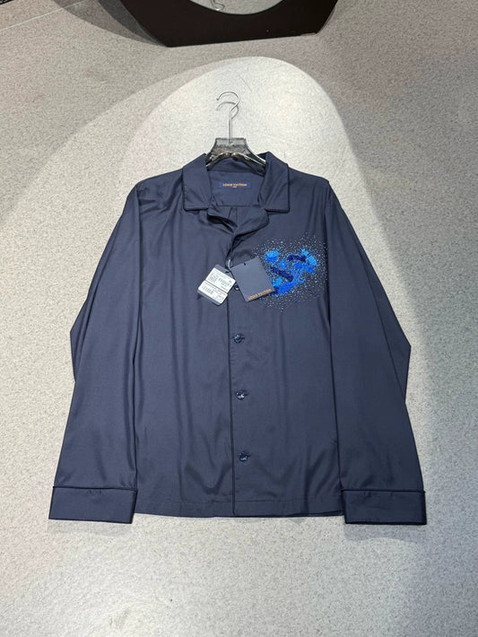 Louis Vuitton Silk Embroidered Shirt Jacket-yf