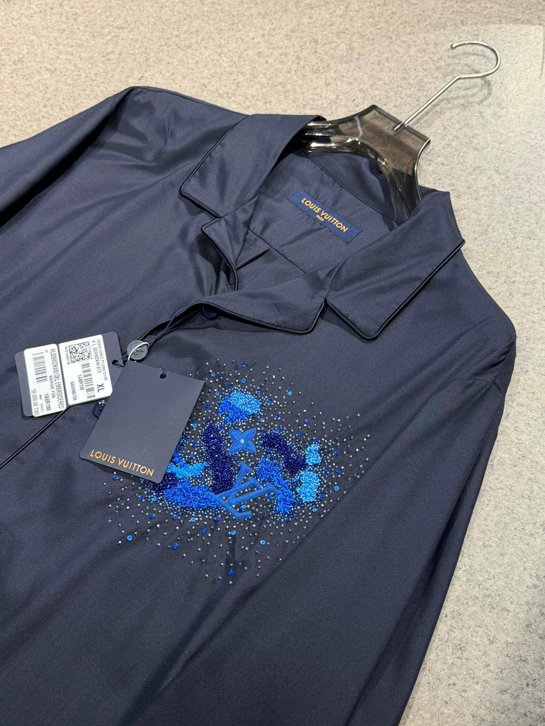Louis Vuitton Silk Embroidered Shirt Jacket-yf