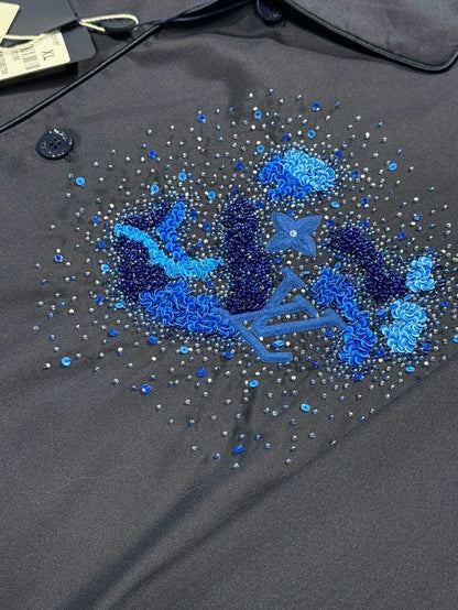 Louis Vuitton Silk Embroidered Shirt Jacket-yf