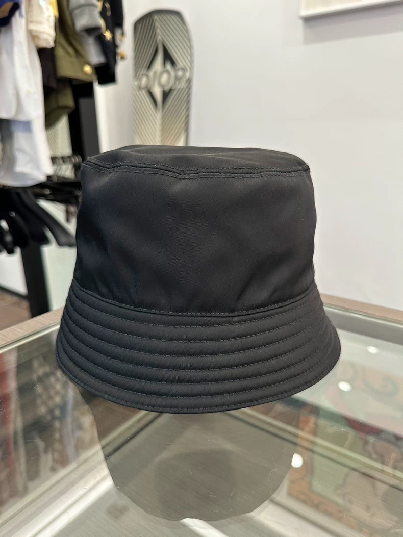 Prada Black Bucket Hat for Women Size S