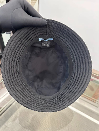 Prada Black Bucket Hat for Women Size S