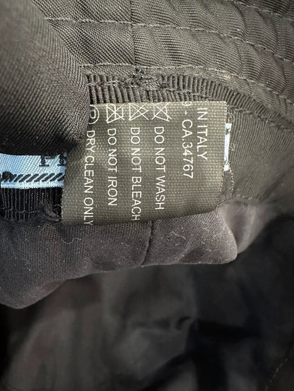 Prada Black Bucket Hat for Women Size S