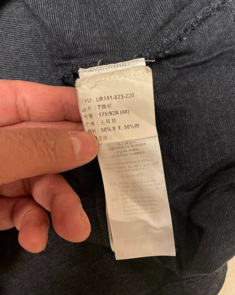 Ermenegildo Zegna Long Sleeve Polo Shirt