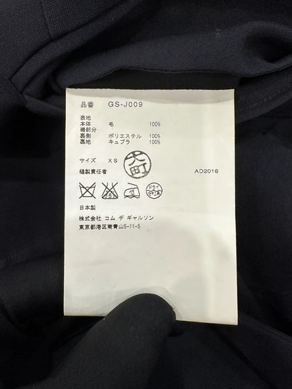 Comme Des Garcons Blue Suit Jacket