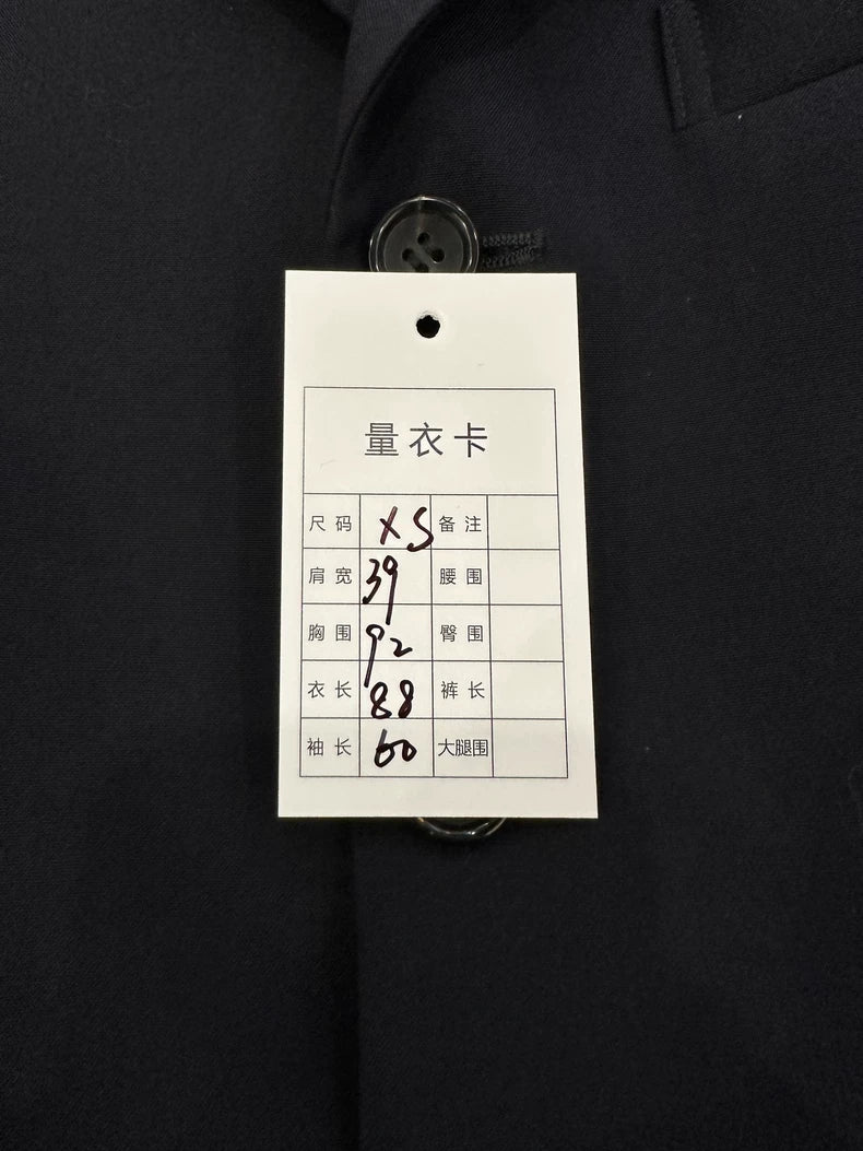 Comme Des Garcons Blue Suit Jacket