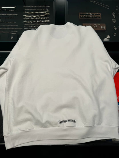 Chrome Hearts White Love You Print Sweatshirt-yf