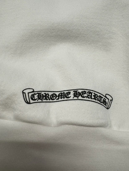 Chrome Hearts White Love You Print Sweatshirt-yf