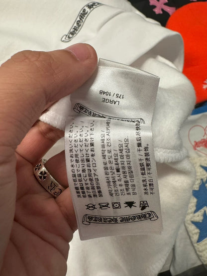 Chrome Hearts White Love You Print Sweatshirt-yf