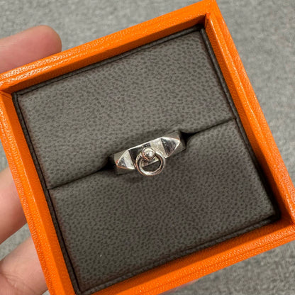 Hermes Collier de Chien Silver Ring