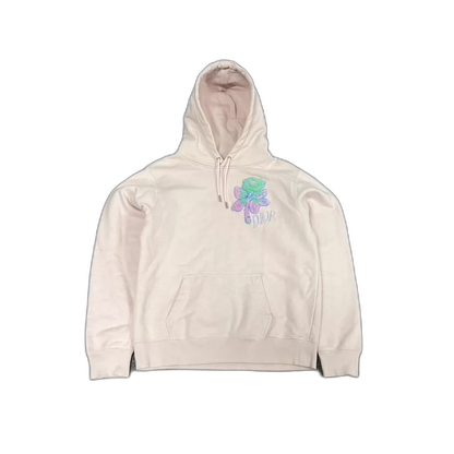 Dior Pink Hooded Sweatshirt with Embroidery