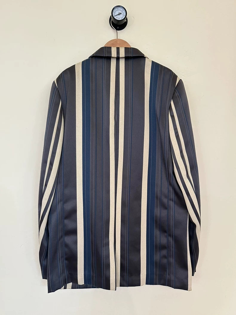 CommeDesGarcons Striped Patchwork Blazer