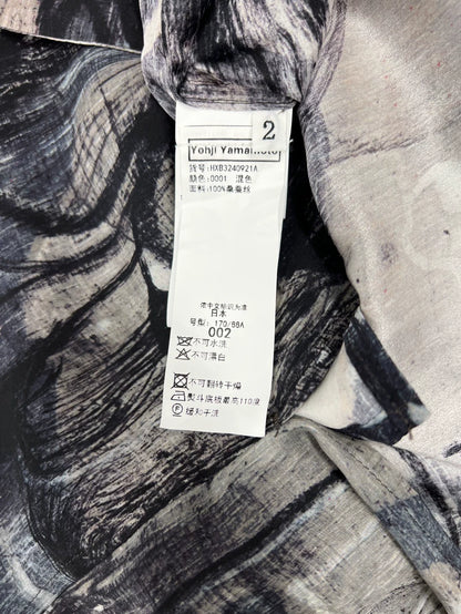 Yohji Yamamoto Silk Short Sleeve Shirt