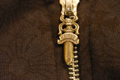 Chrome Hearts Zip-Up Hoodie With Cross Design