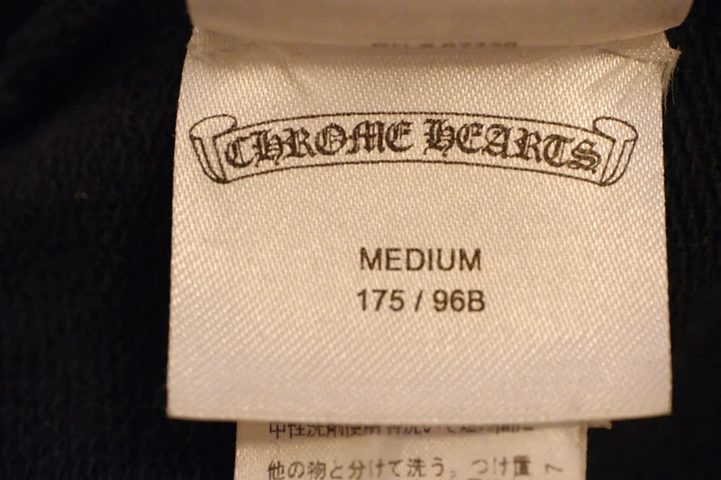 Chrome Hearts Zip-Up Hoodie With Cross Design