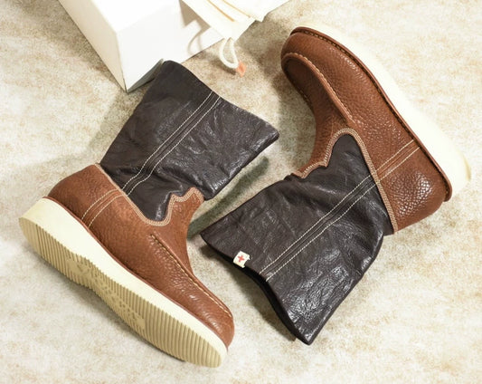 Visvim Wabanaki Moc Toe Boots Folk