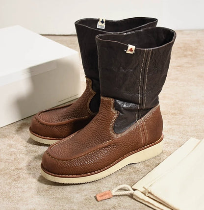 Visvim Wabanaki Moc Toe Boots Folk
