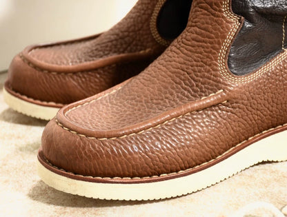Visvim Wabanaki Moc Toe Boots Folk