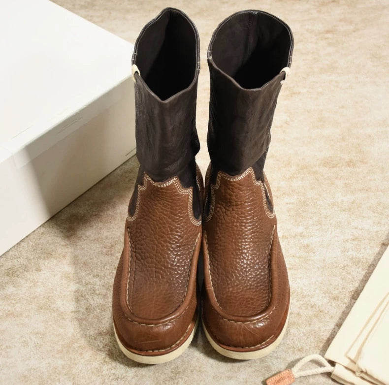 Visvim Wabanaki Moc Toe Boots Folk
