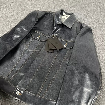 Bottega Veneta Waxed Denim Jacket