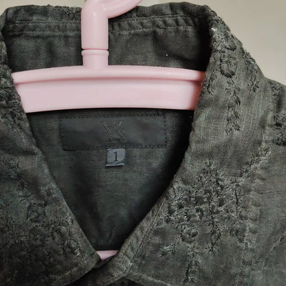 Yohji Yamamoto Y's Floral Embroidery Shirt