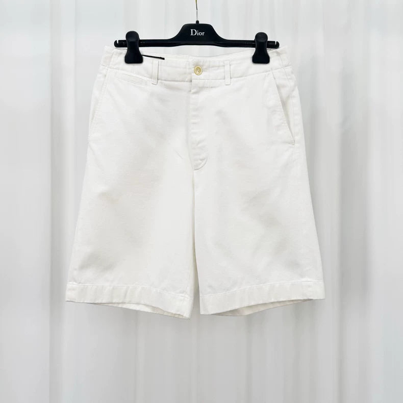 Gucci Embroidered Double G Denim Shorts-yf