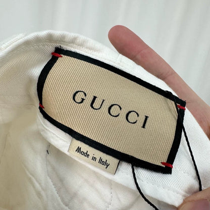 Gucci Embroidered Double G Denim Shorts-yf
