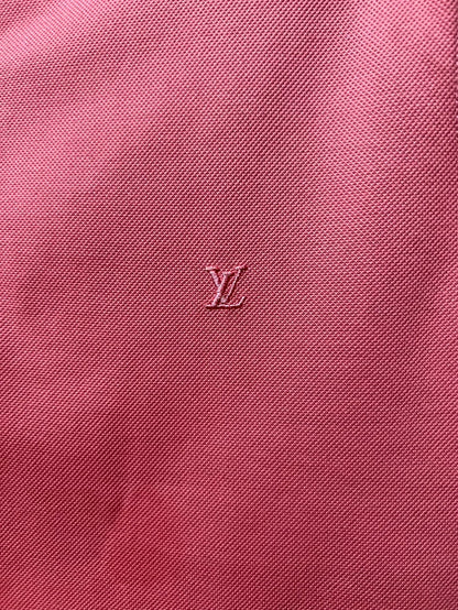 Louis Vuitton Men's Pink Short Sleeve Polo-yf