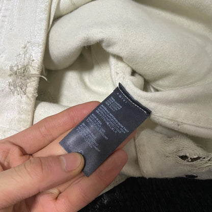 Amiri White Oil Stain Jacket Size S