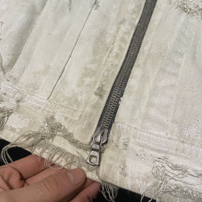 Amiri White Oil Stain Jacket Size S