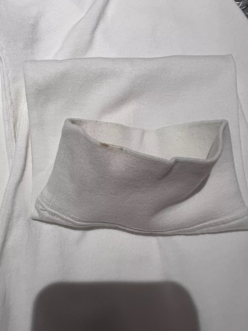 Peaceminusone High Neck Sweatshirt White